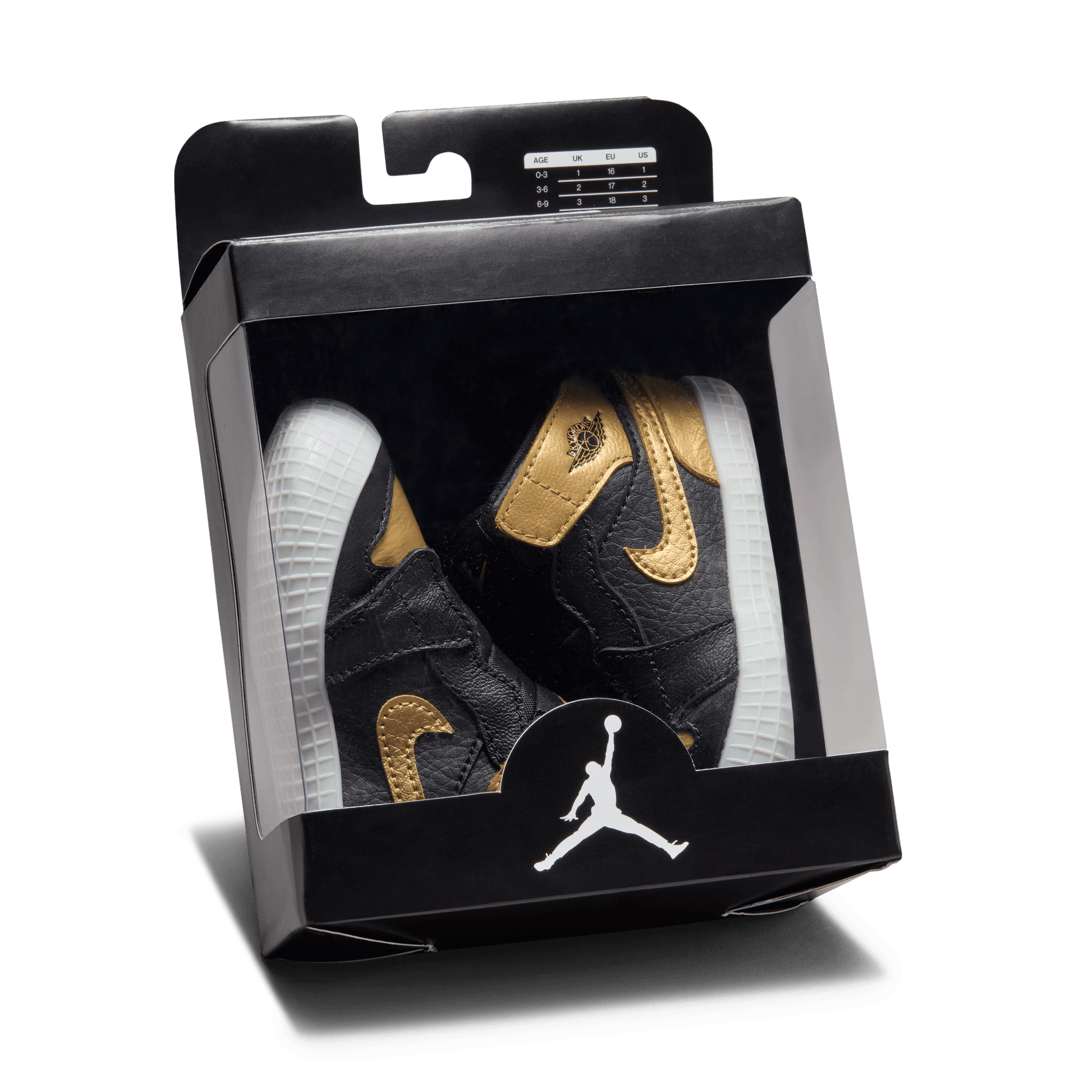 Baby/Toddler Jordan 1 Baby Crib Bootie "Metallic Gold "