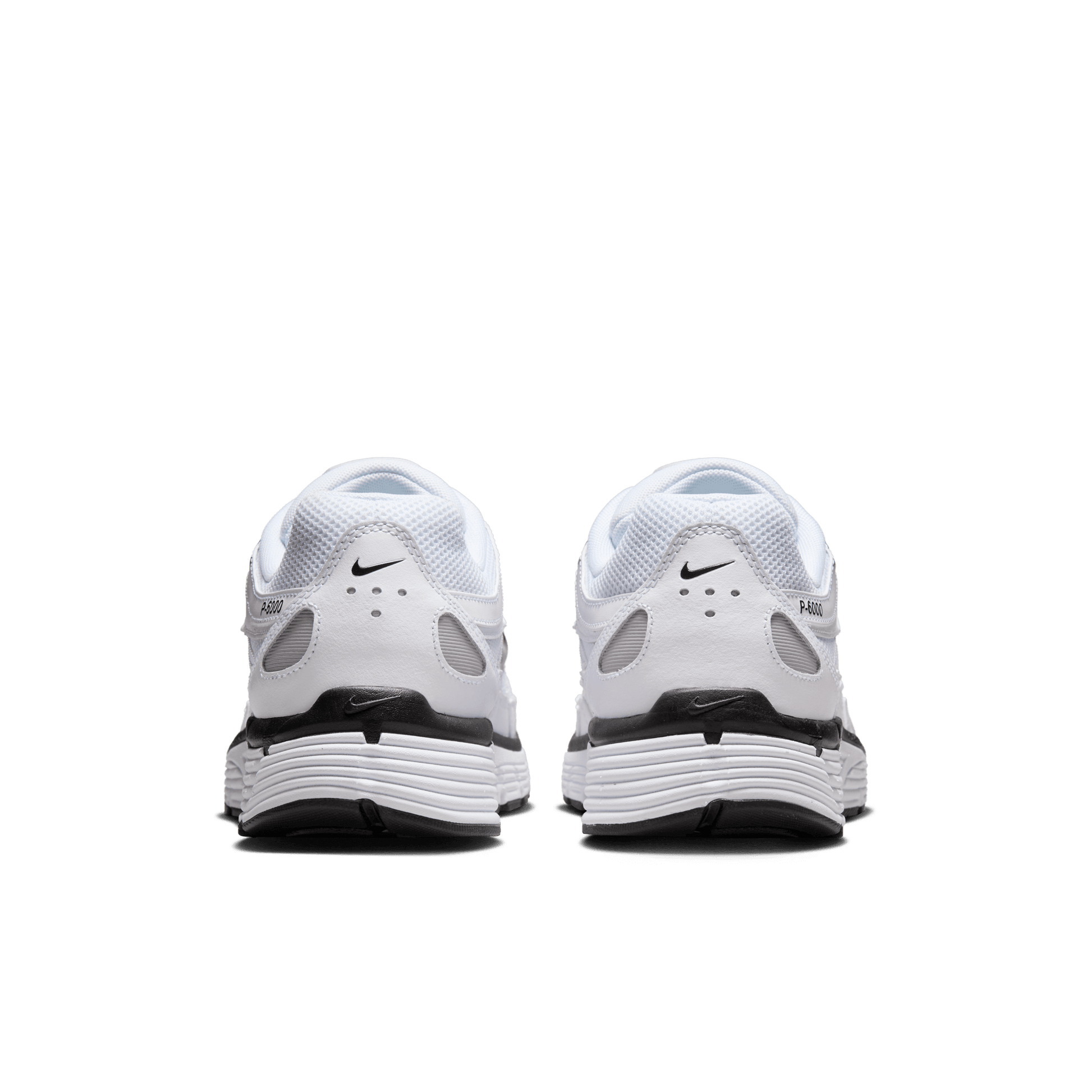 Men's Nike P-6000 "White Metallic Silver Black"