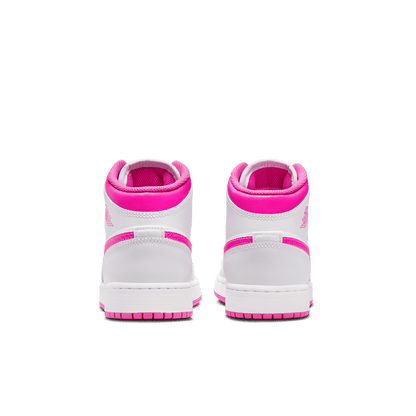 Big Kids' Air Jordan 1 Mid "Fire Pink"