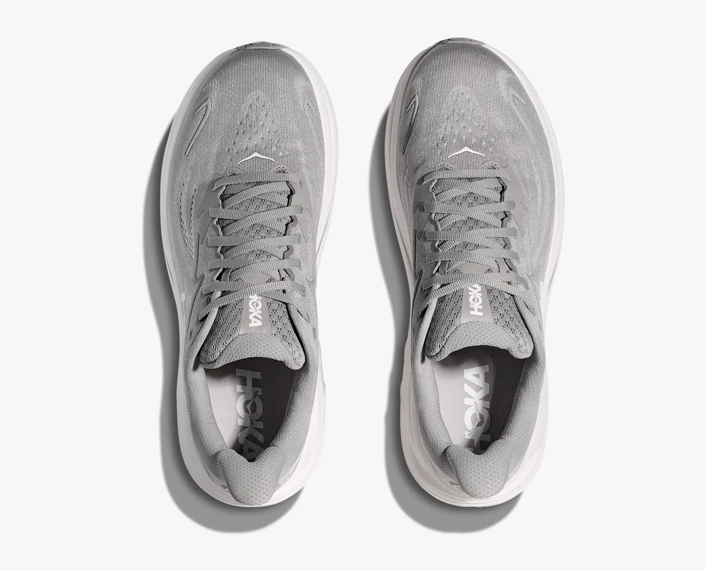 Hokas Clifton 10 Grey Silver