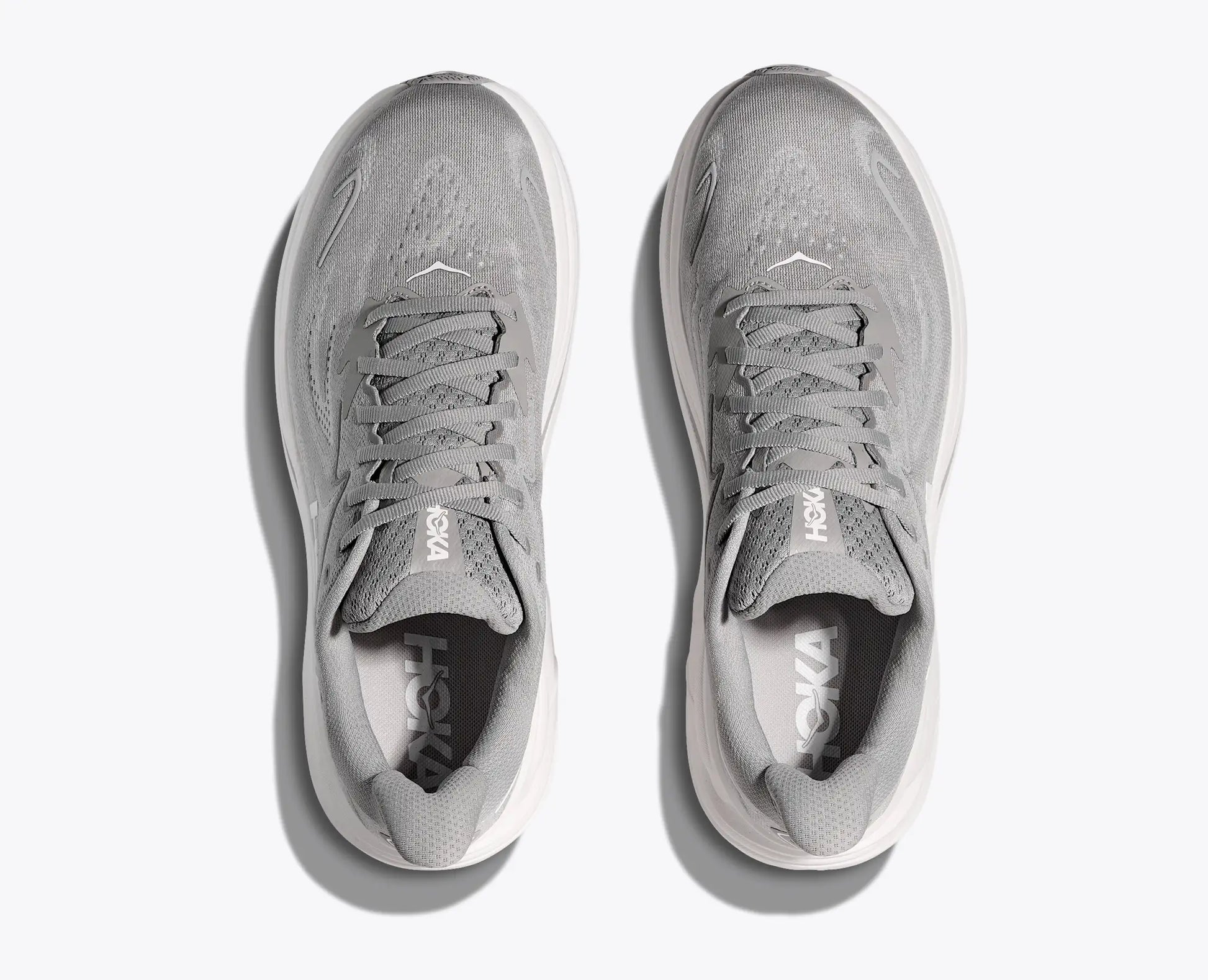 Hokas Clifton 10 Grey Silver