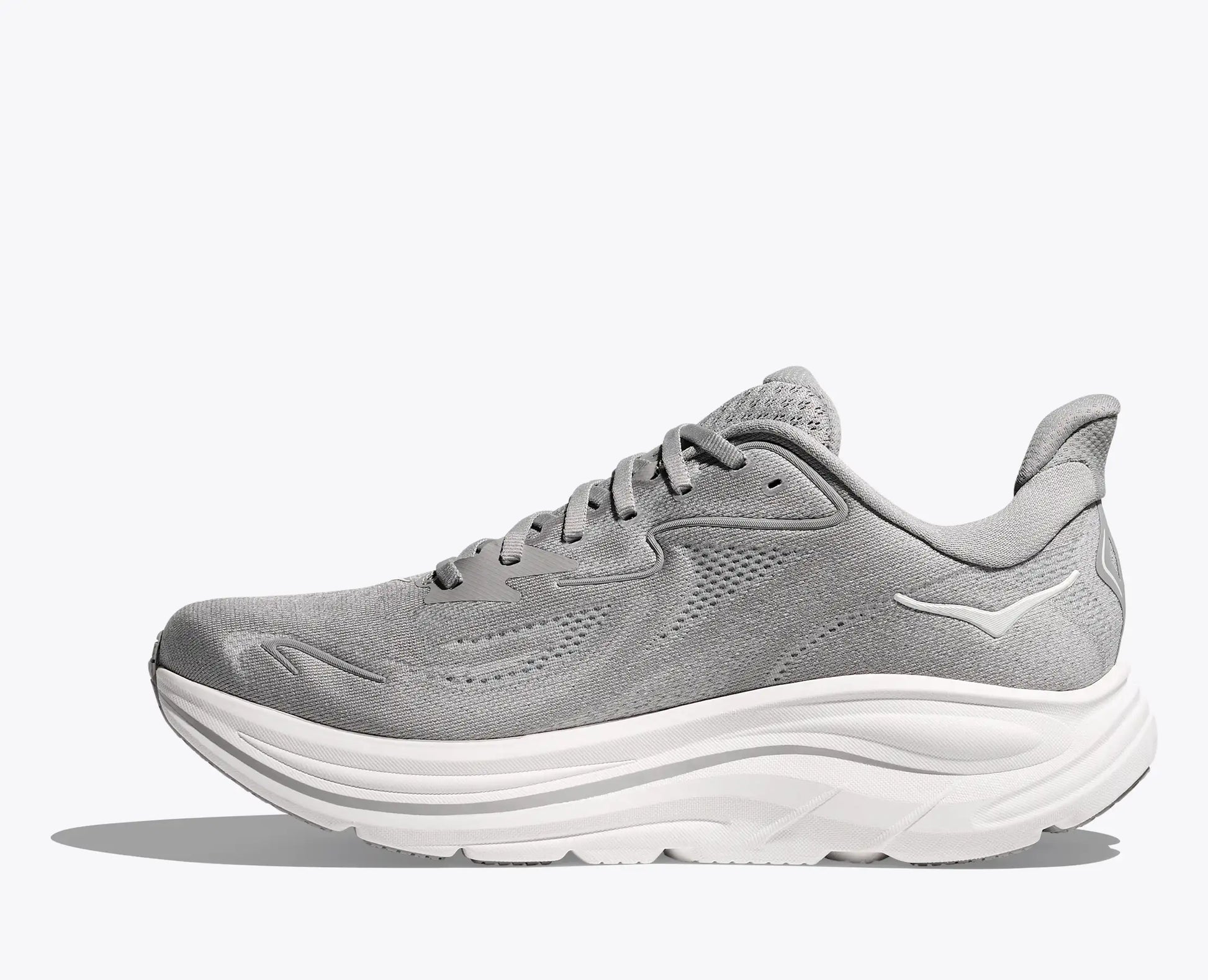Hokas Clifton 10 Grey Silver